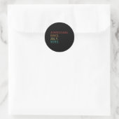 Geweldig sinds juli 2022 Grappige 3e verjaardag Ronde Sticker (Tas)
