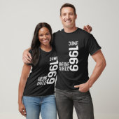 Geweldig sinds juni 1969, Geboren in 1969 Juni Ver T-shirt (Unisex)