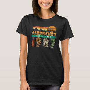 Geweldig sinds juni 1987 Verjaardag Geboren Maand T-shirt