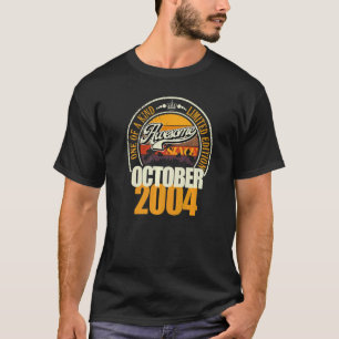 Geweldig sinds oktober 2004 18e Verjaardag Gezegde T-shirt