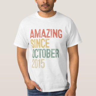 Geweldig sinds oktober 2015 t-shirt