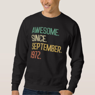 Geweldig sinds september 1972 50ste verjaardag  50 trui