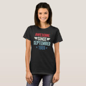 Geweldig sinds september 1989 t-shirt (Voorkant volledig)