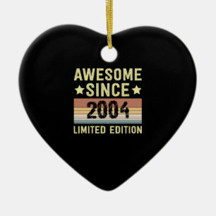 Geweldig sinds Verjaardag 2004 Keramisch Ornament