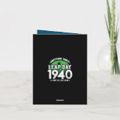 Geweldig sindsinds 1940 Schrikkeldag 29 februari V Kaart (Achterkant)