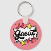 geweldig sleutelhanger (Achterkant)