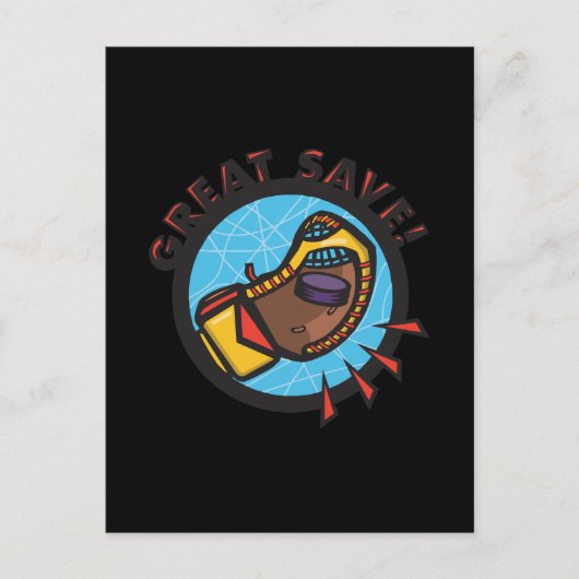 Geweldig sparen briefkaart (Voorkant)