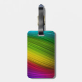 Geweldig Spectrum van Regenboogkleuren Bagagelabel (Achterkant verticaal)