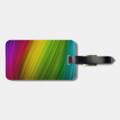 Geweldig Spectrum van Regenboogkleuren Bagagelabel (Achterkant horizontaal)