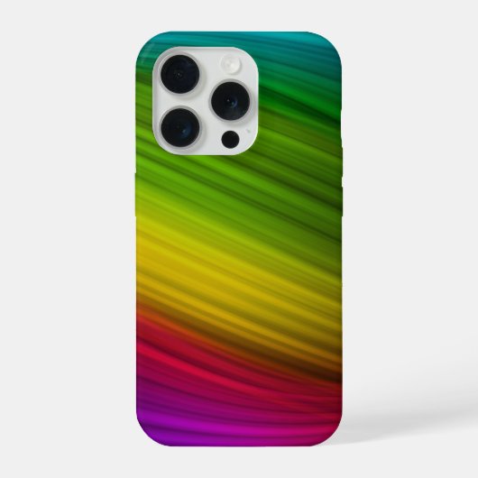 Geweldig Spectrum van Regenboogkleuren iPhone Hoesje (Achterkant)