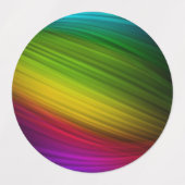 Geweldig Spectrum van Regenboogkleuren Labels (Design 2)