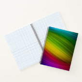 Geweldig Spectrum van Regenboogkleuren Notitieboek (Binnen)