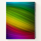 Geweldig Spectrum van Regenboogkleuren Notitieboek (Achterkant)