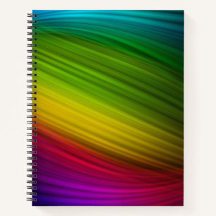 Geweldig Spectrum van Regenboogkleuren Notitieboek