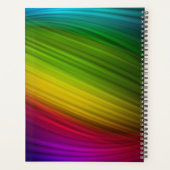 Geweldig Spectrum van Regenboogkleuren Planner (Achterkant)