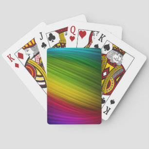Geweldig Spectrum van Regenboogkleuren Pokerkaarten