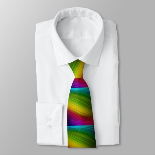 Geweldig Spectrum van Regenboogkleuren Stropdas (Gebonden)