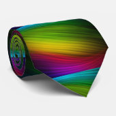 Geweldig Spectrum van Regenboogkleuren Stropdas (Opgerold)