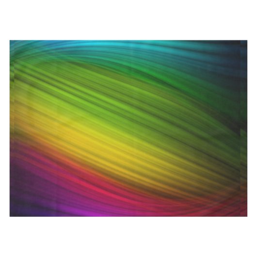 Geweldig Spectrum van Regenboogkleuren Tafelkleed (Voorkant (Horizontaal))