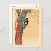 Geweldig Spotted Woodpecker Briefkaart (Voorkant / Achterkant)