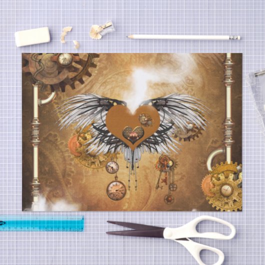 Geweldig sterpunkhart tissuepapier (Craft)