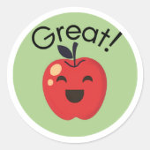 "Geweldig" Stickers van Little Mind (Voorkant)