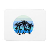 Geweldig strandontwerp magneet (Horizontaal)