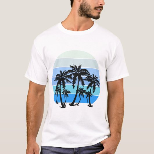 Geweldig strandontwerp t-shirt (Voorkant)