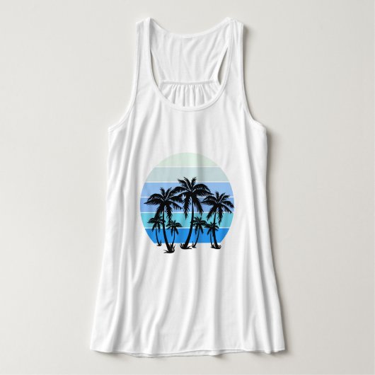 Geweldig strandontwerp tanktop (Design voorkant)