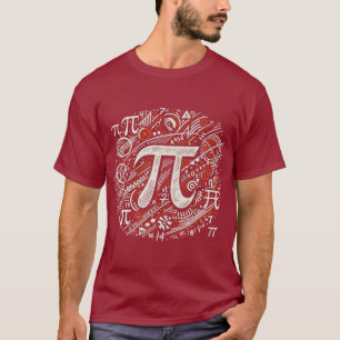 Geweldig T-shirt met het Pi-symbool, voor wetensch