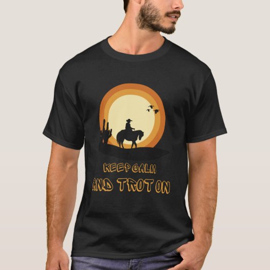 Geweldig T-shirt voor paardrijden (Voorkant)