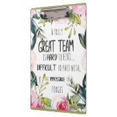 Geweldig team bedankt dat je een geweldig team heb klembord (Links)