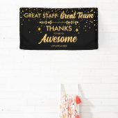 Geweldig Team Geweldige Staf Dank U Bord | Medewer Spandoek (Insitu)