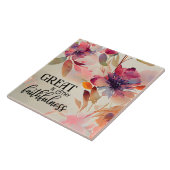 Geweldig: Thy Faithfulness Beloved Hymn Tegeltje (Zijkant)