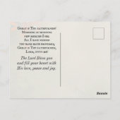 Geweldig: Thy Faithfulness Christelijke Hymn Flora Briefkaart (Achterkant)