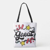 geweldig tote bag (Achterkant)