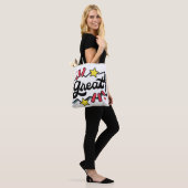 geweldig tote bag (Op model)