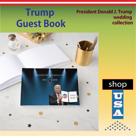 Geweldig Trump Amazing Weddenschap Gastenboek