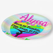 GEWELDIG TUMBLING GYMNASTIEK ONTWERP PAPIEREN BORDJE (Gekanteld)