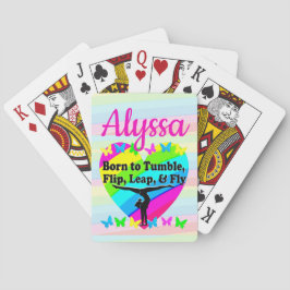 GEWELDIG TUMBLING GYMNASTIEK ONTWERP POKERKAARTEN