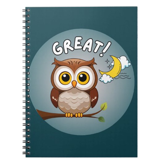 Geweldig!, Uil  Notitieboek (Voorkant)