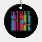 Geweldig Ultimate Frisbee Motif-cadeau Keramisch Ornament (Voorkant)