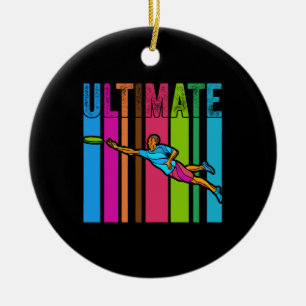 Geweldig Ultimate Frisbee Motif-cadeau Keramisch Ornament