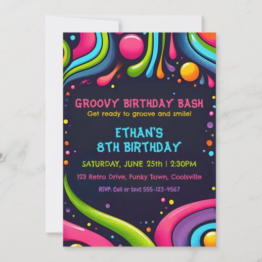 Geweldig Verjaardagsfeestje Kaart (Voorkant)