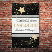 Geweldig! Verticale aangepaste verloving Spandoek