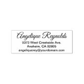 Geweldig Vibes Eenvoudig retour adres en e-mail Rubberstempel (Gestempeld)