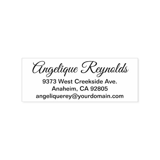 Geweldig Vibes Eenvoudig retour adres en e-mail Rubberstempel (Afrduk)