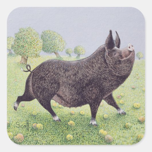 Geweldig Vierkante Sticker (Voorkant)