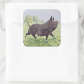 Geweldig Vierkante Sticker (Tas)