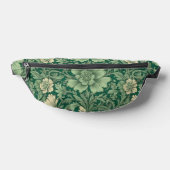 Geweldig Vintage Groen Bloemmotief Heuptasje (Liggend)